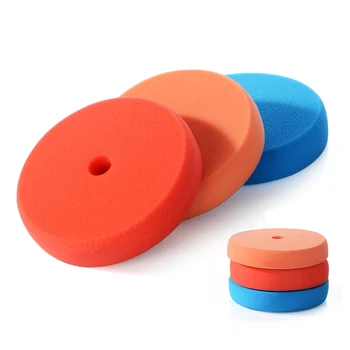 

5Pcs 6 INCH 150mm Car Polishing Sponge Waxing Buffing Plate Pads Polishing Pad Kit Set Cleaning Tools For Car Polisher