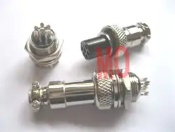 50 set 6 Pin GX12 12 мм аудио разъем кабеля адаптера Шасси Разъем