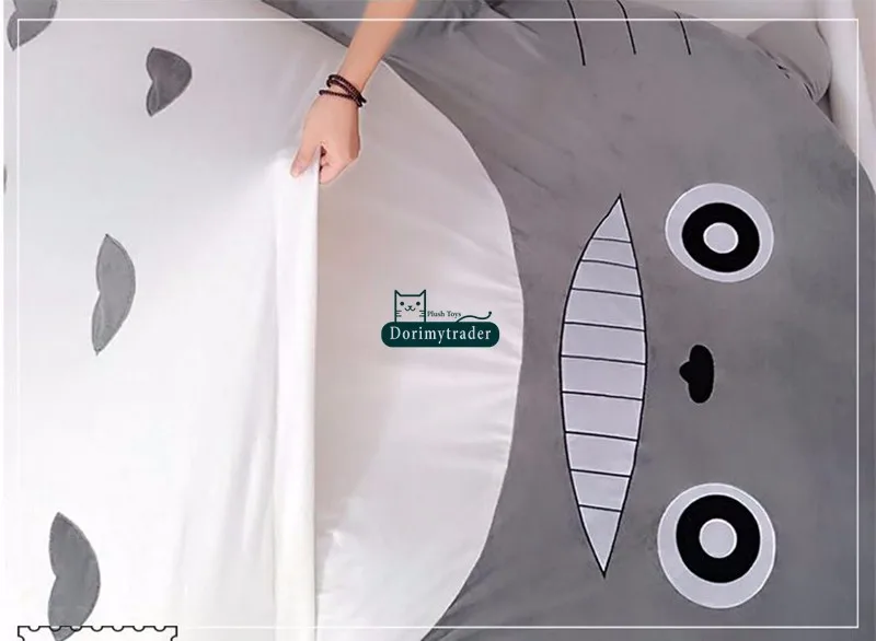 Dorimytrader pop anime totoro plush beanbag soft sleeping bag bed sofa tatami sofa 5 sizes kids and adults gift decoration DY61809 (15)