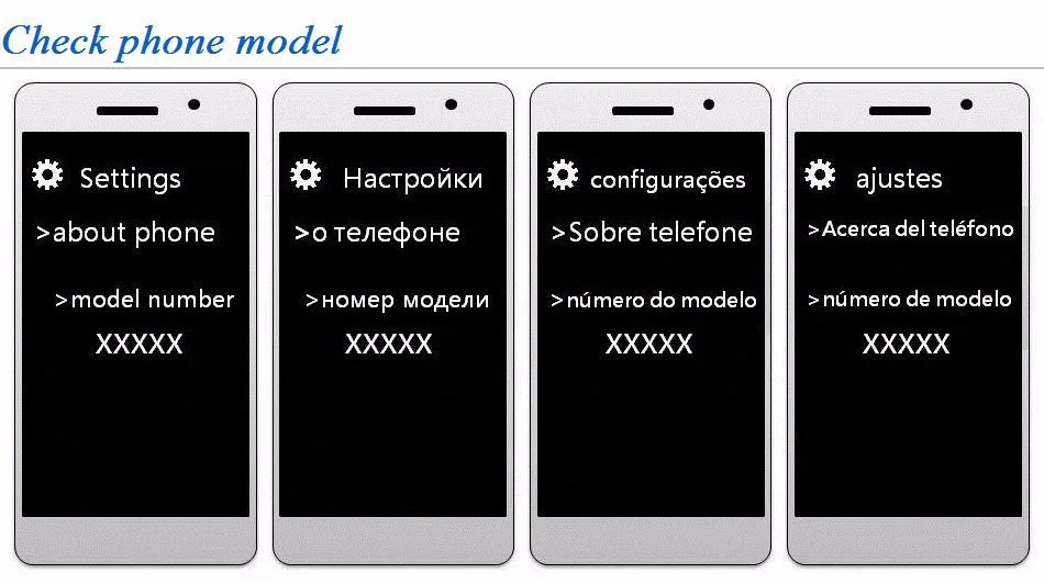 CHECK PHONE MODEL