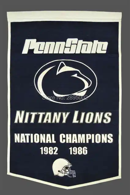 Penn State University Nittany Lions College Basketball Banner Flag