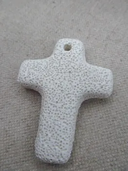 

larger 6pcs Lava Volcanic Gem Star Donut round Cross square box heart circle horn Pendant Multicolor focal for necklace