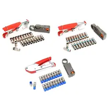 Ручной обжимной инструмент дробления зажим с провода зачистки плоскогубцы 20 шт. зажимной разъем экструзионного оборудования наборы