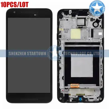 

10pcs/lot LCD Display Digitizer Touch Screen Assembly+Frame For LG Google Nexus 5X H790 H791 H798 (Black)