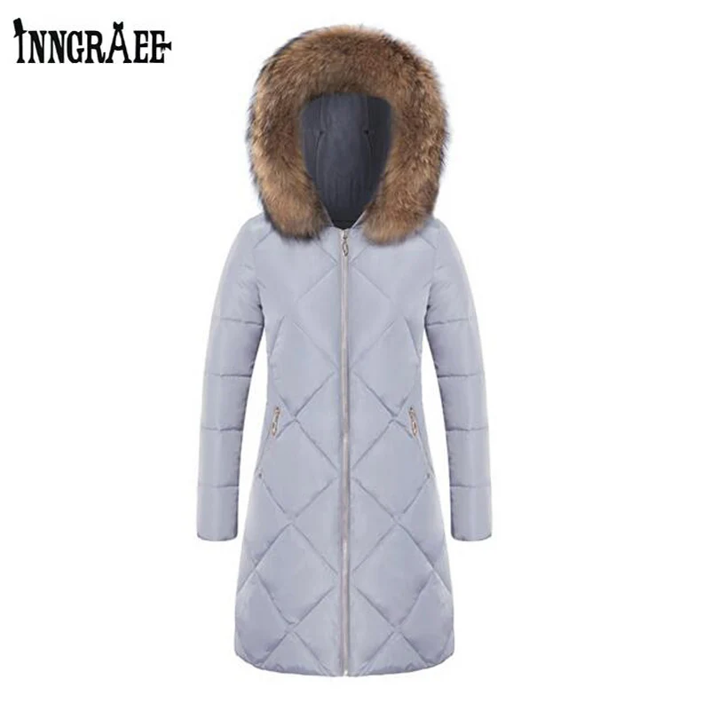 2018 New Fashion Winter Jacket Women Hooded Parkas Solid