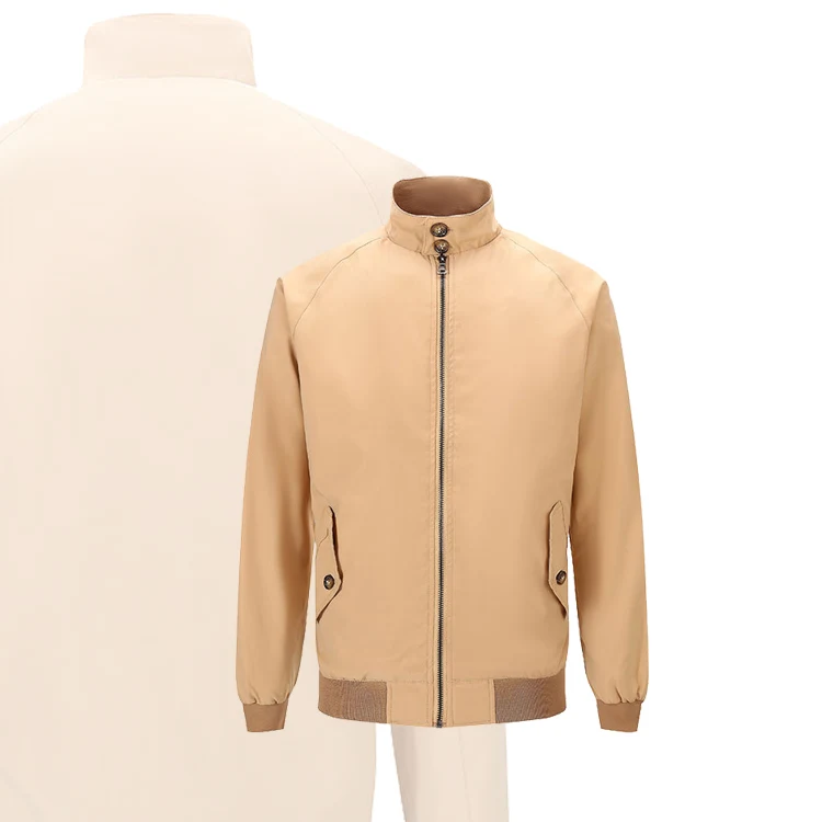 

Brand Men Baseball Jacket Men's Bomber Jacket with Tab at Chest Slim Fit Jacket Mens Coat with Zip Streetwear Clothes for Autumn