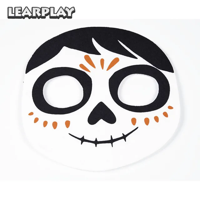 Coco Migul Cosplay Dia de los Muertos Masks Sugar Skull Mexico Day of ...