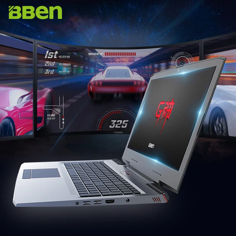 BBEN G16 15 6 "предварительно Win10 Intel I7 7700HQ Процессор NVIDIA GTX1060 GDDR5 FHD1920 * 1080 32 г