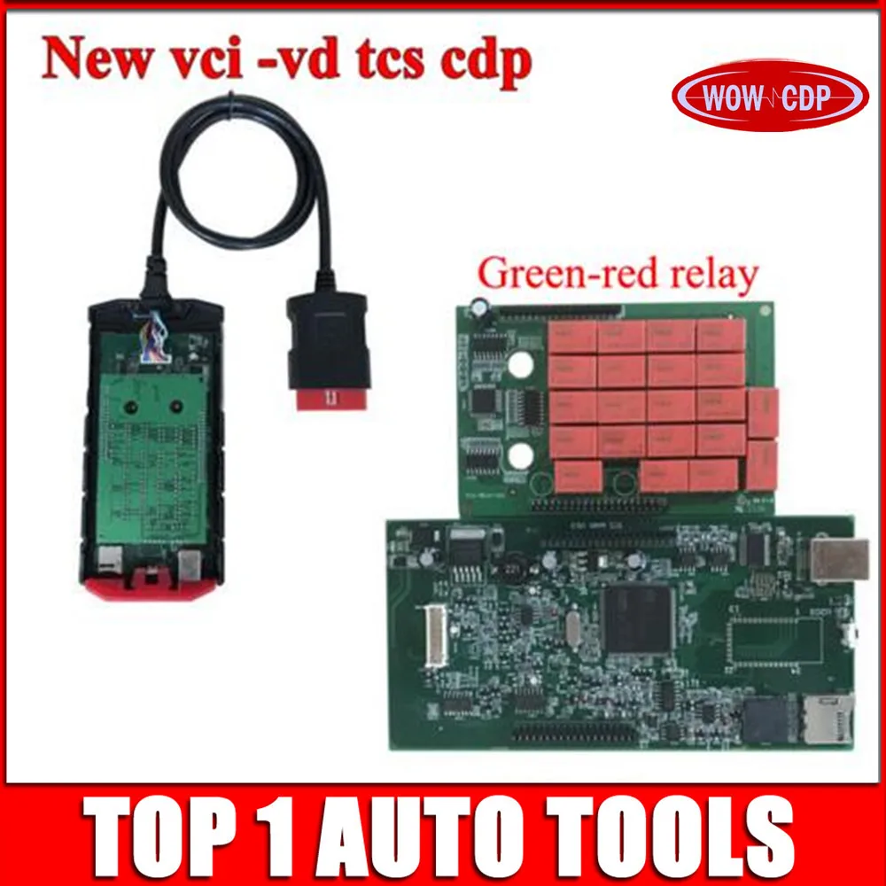Новый vci VD ds150e CDP Pro с Bluetooth двойная плата зеленые печатные реле для дельфиса