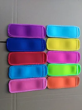 

200pcs/lot Popsicle Holders Pop Ice Sleeves Freezer Pop Holders 8x16cm DHL Fedex Free Shipping