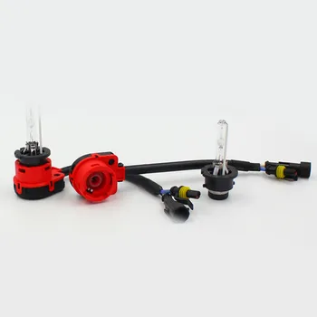 

FSYLX D2S D2C Auto Car HID headlight bulb + D2 HID Wiring Harness Socket Adapter 35W D2S D2C HID Car headlight fog lamps