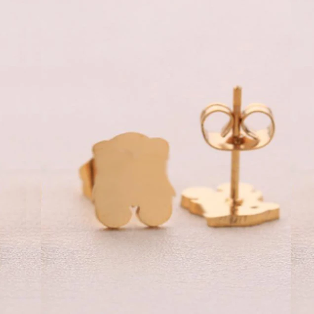 

Hot Style Stainless Steel Memorial Love Silver/Gold Memorial Cute Animal Pendant Necklace Earring Bangle set