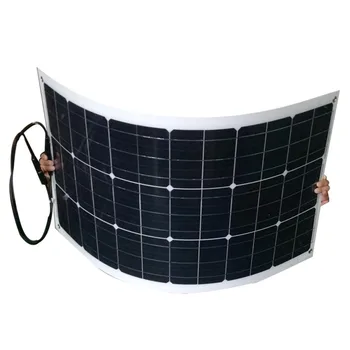 

Panneau Solaire Souple 160w Solar Panel Flexible 80w 12v 2 Pcs Semi Solar Battery Charger Car Caravan Camping Boat Motorhomes