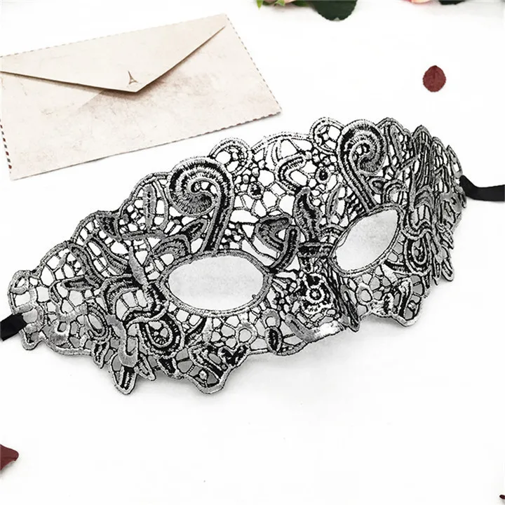 5 Lace Mask For Women Party Decorations Adult Multicolor Sexy Half Face Masks  Masquerade Halloween Mask Party Supplies