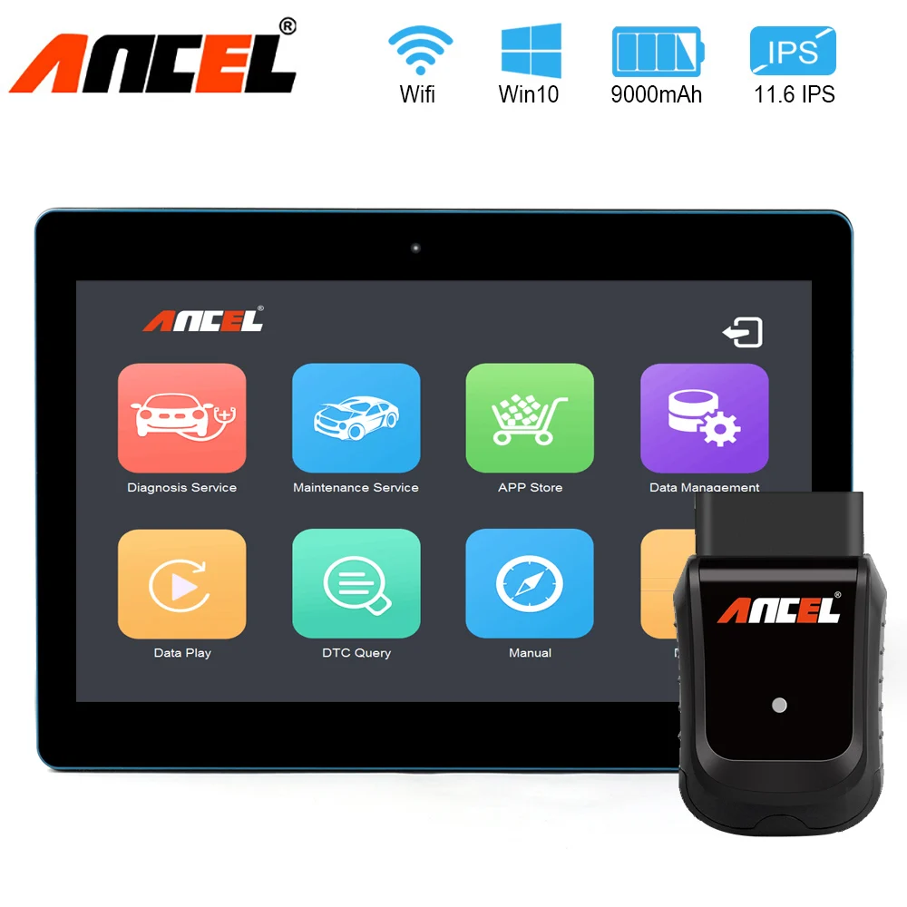 X5 Plus WiFi OBD2 Diagnostic Scanner ABS SRS EPB DPF Oil TPMS Scan Tool Tablet
