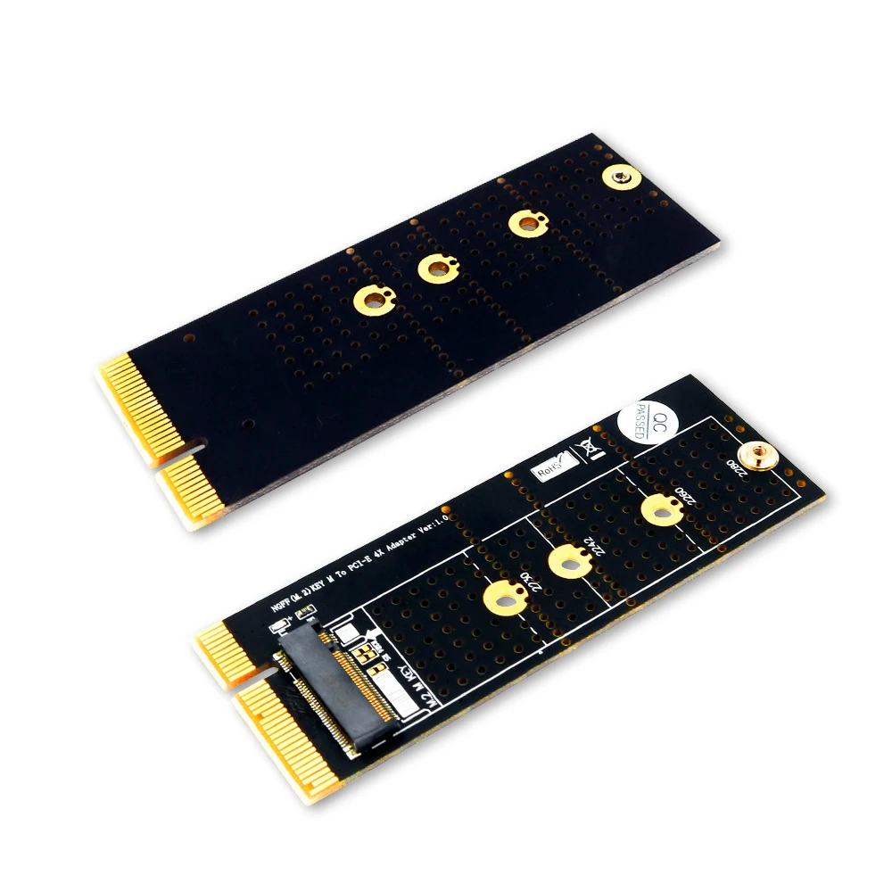 H1111Z PCIE3.0 NVME адаптер x16 PCI E полная скорость M.2 2280 алюминиевый лист теплопроводность