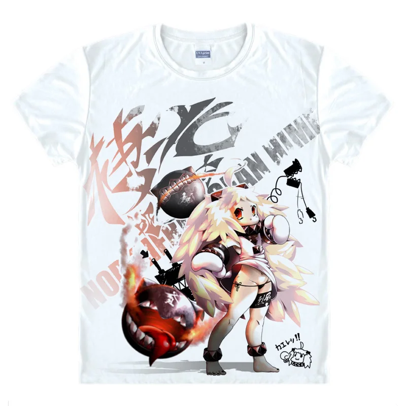 Аниме Kantai Collection Kancole Shimakaze Kongo Northhime Милая футболка летние топы с коротким рукавом