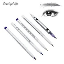 1 шт. хирургический маркер для Кожи Медицинский маркер татуировки с линейкой инструмент для маркировки татуировки бровей татуировки Перманентная Татуировка хирургический маркер