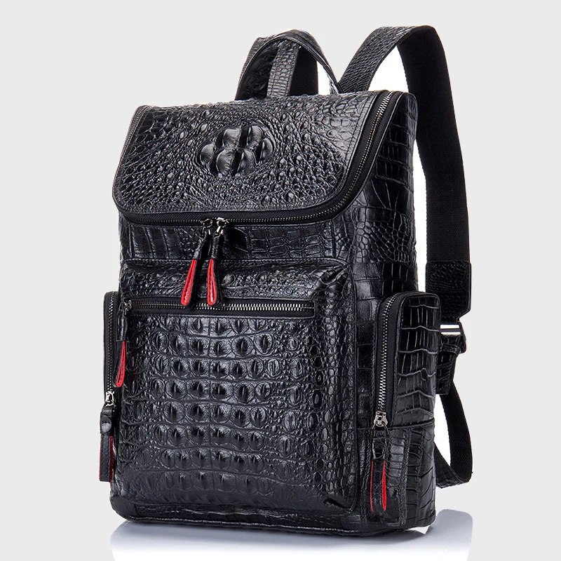 Genuine Leather Backpack Rucksack Travel Laptop Bag For Men/'s and Women/'s