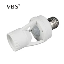 360 градусов PIR индукционный инфракрасный датчик движения E27 розетка лампа база светодиодный светильник датчик переключатель держатель лампы для светодиодный лампы