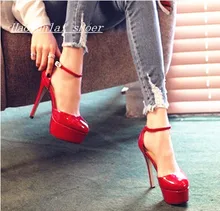 Korean Fashion Sexy High Heels Mit Einem Feinen Nacht Runde Schnalle Sandalen Schuhe Frühling Sommer Hochzeit Schuhe