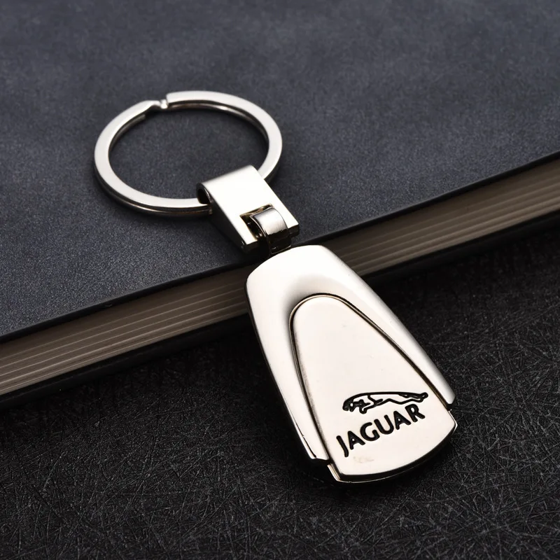 

2019 Trapezoid Metal Jaguar Emblem Key Ring Chain Buckle Automobile Key Pendant Originality 4s Shop High Archives Gift Keychain