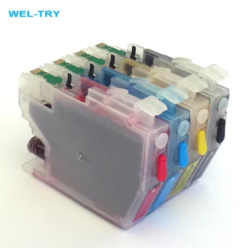 

LC3017 (BK/C/M/Y) refillable Ink Cartridge with chips for Brother MFC-J5330DW MFC-J6530DW MFC-J6930DW MFC-J5330DW