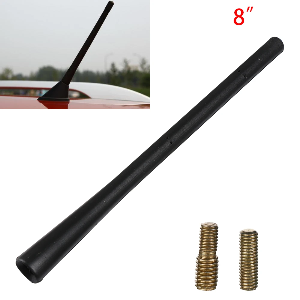 1 Pcs Professional Black Car Aerial Antenna Rubber Mast Auto