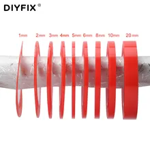 DIYFIX 1 Roll 25M Adhesive Tape Heat Resistant Double sided Transparent Clear Sticker for Phone LCD