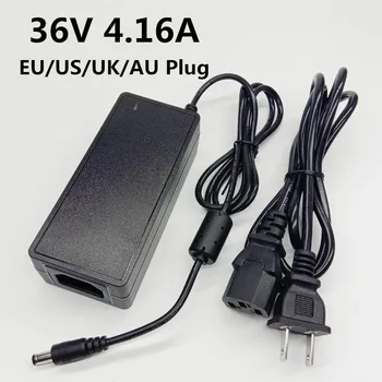 

36V 4.16A AC TO DC 36 V 36 volt Power Supply Converter universal power adapter EU US UK AU plug switching adapter 5.5mmx2.1-2.5m