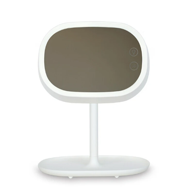 

New Design Portable LED Table Lamp Luminous Makeup Mirror Flip Cosmetic Mirrors Tabletop Countertop Light Mirror