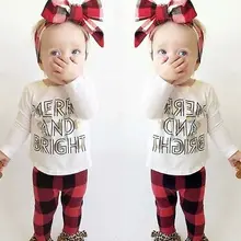 New 0-24M Newborn Baby Girls Toddler Kids T-shirt Tops+Pants Outfit Clothes Suit