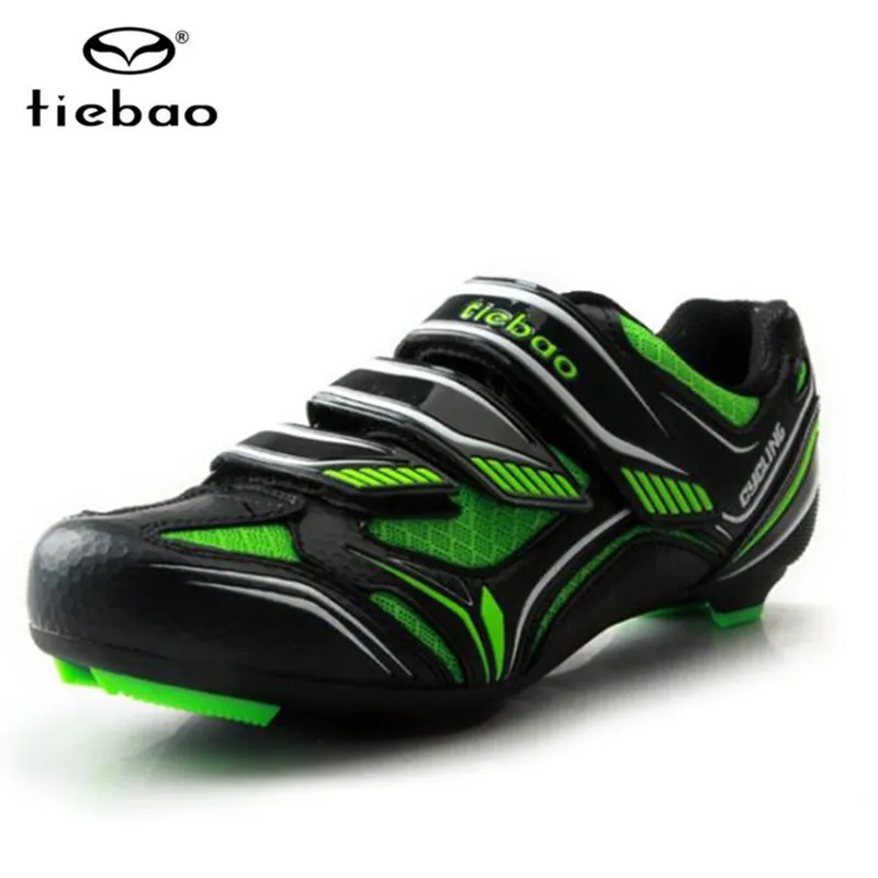 TIEBAO Road Cycling Shoes add pedal set Auto-lock Bicycle Sport Bike Shoes Athletic women Sneakers men zapatillas de ciclismo