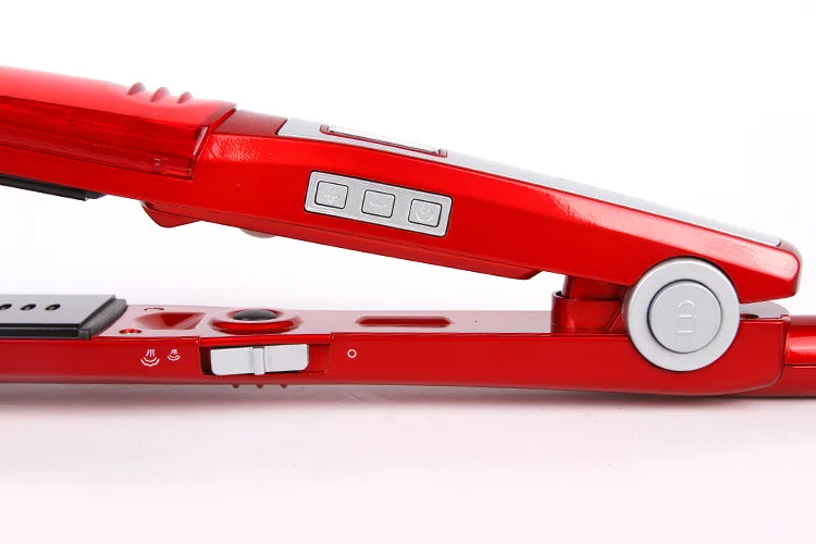 Kemei профессиональных Паровая выпрямитель для волос Расческа Flat Iron Керамика Утюг Электрический выпрямления волос Vapor бигуди