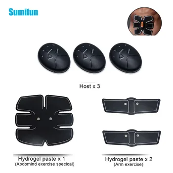

Unisex Massager EMS Wireless Muscle Stimulator Trainer Smart Fitness Abdominal Electric Weight Loss Belt Arm Gym Stickers C1229