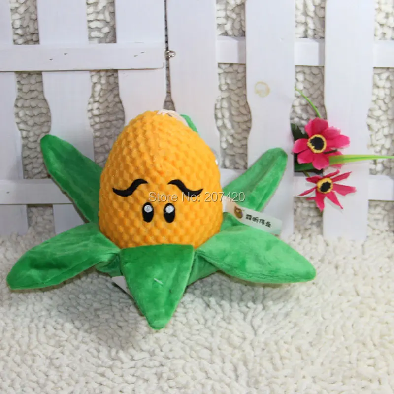 

6.5inch Cute Plant Vs Zombies Series Plant Corn Plush Toy Doll,1pcs/pack