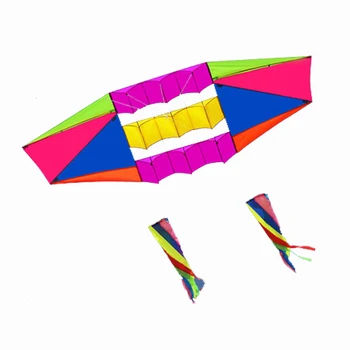 New High-quality 3D Satellite Kite With Handle And Line  Good Flying Factory Outlet 1