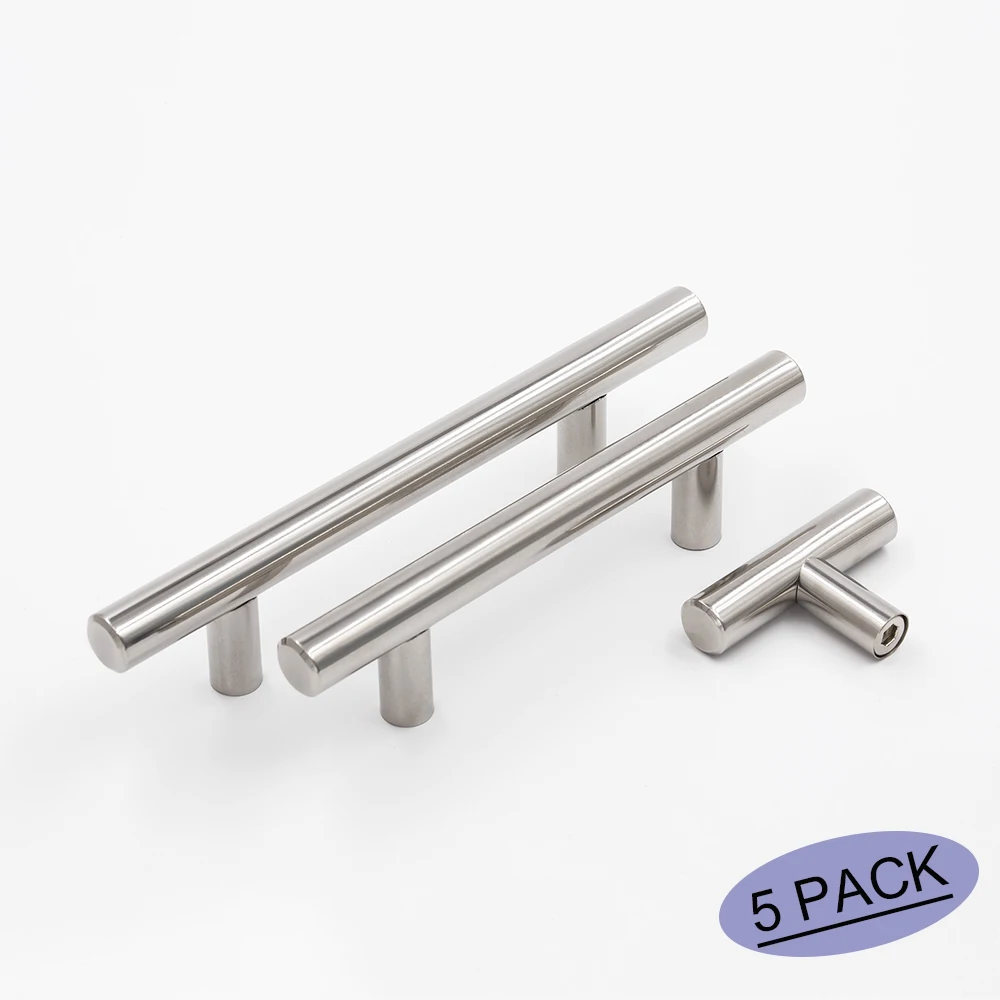 Brushed Chrome Kitchen Cabinet Handles