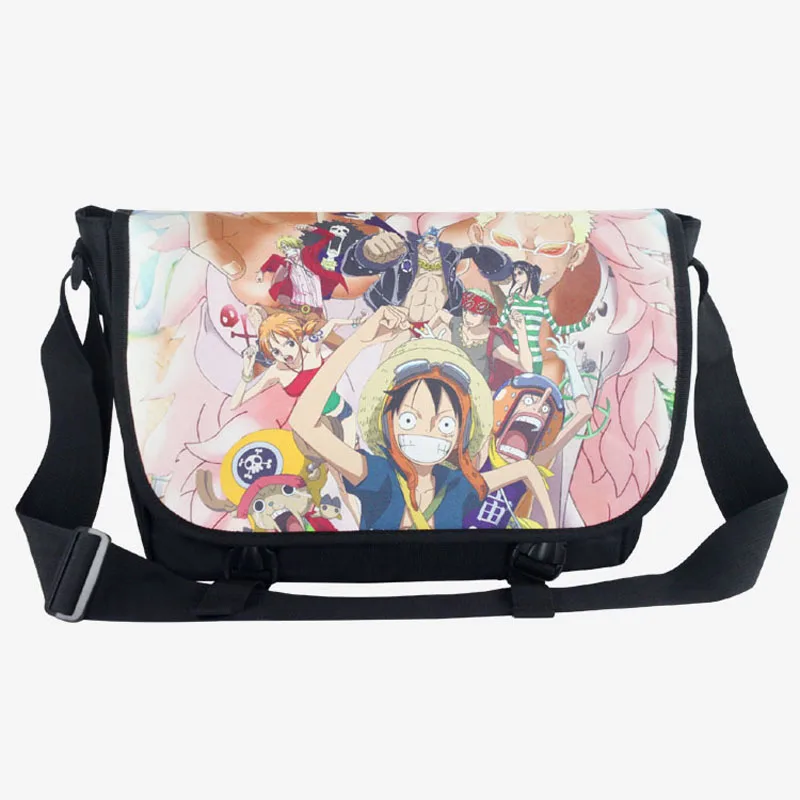 Anime One Piece Luffy Colorful Polyester School Bags Men Women Casual