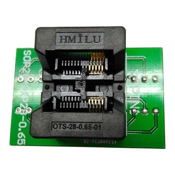 

SSOP10 TSSOP10 to DIP10 adapter programming socket Pitch 0.65 mm IC Body Width 4.4 mm IC Test contacter