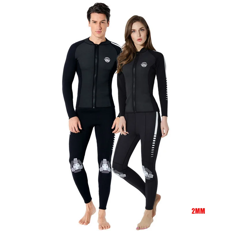 

MEN WOMEN Couple wetsuit 2MM NEOPRENE Swimsuit Rash Guards Scuba Diving Snorkeling Swim Surf Suit Swimming