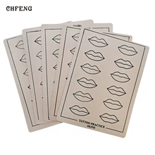 10 шт. искусственная мягкая кожа для губ, татуаж для губ, постоянный макияж, аксессуары для татуировки, пигменты