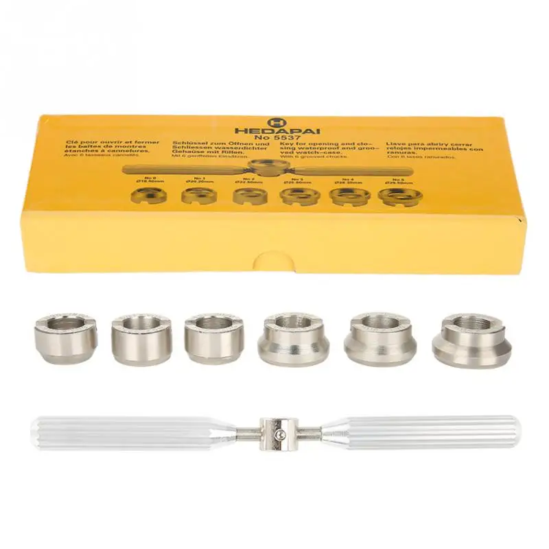 

Watch Back Case Cover Opener Remover Wrench Dies Repairer Tool Set for Rolex Oyster