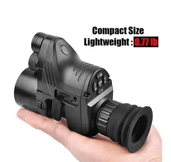 

PARD NV007 Digital WiFi Night Vision Scope Add On Clip-On Attachment Scout Monocular Hunting Camera for Rifle with Laser Pointer