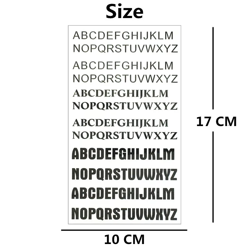 Nu-TATY Временная боди-арт орфография буквы флэш-тату стикер 10*17 см водостойкая Татуировка безболезненная хна селфи тату
