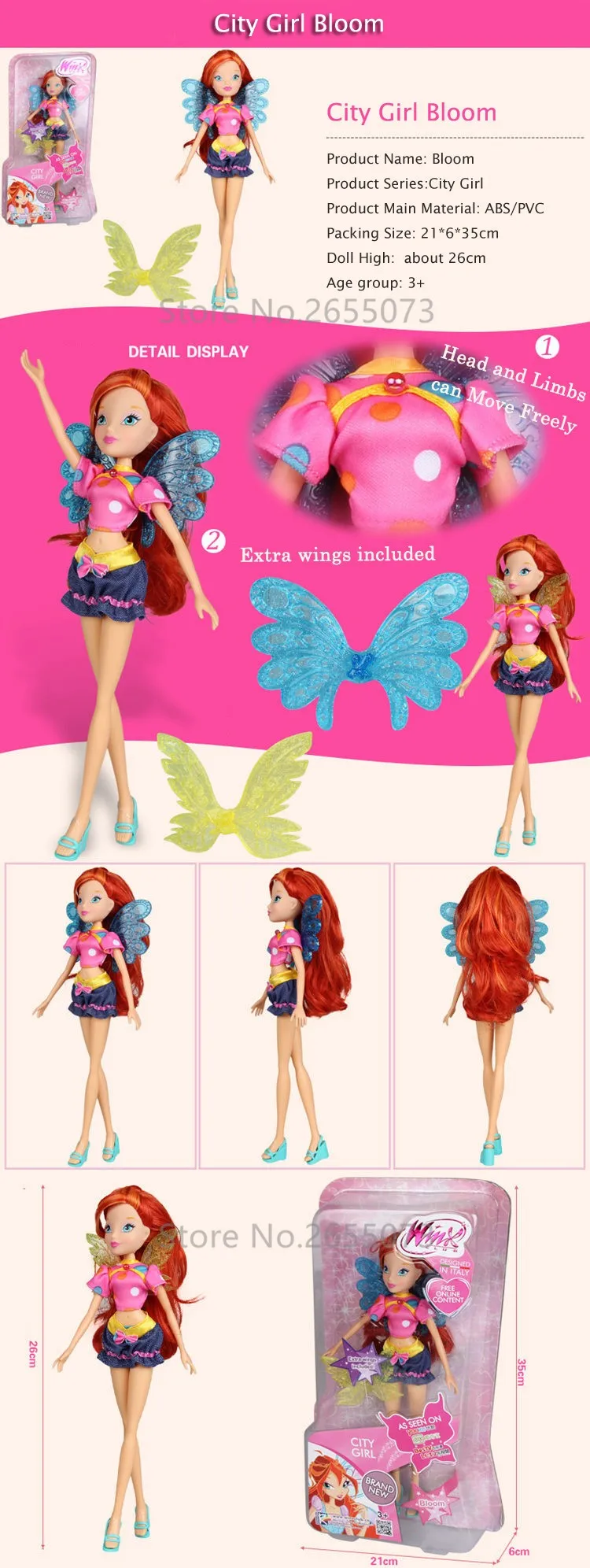 Сказочные беливикс и ловикс сказочные радужные цветные куклы для девочек, фигурки сказочных цветов, куклы с классическими игрушками для девочек, подарок
