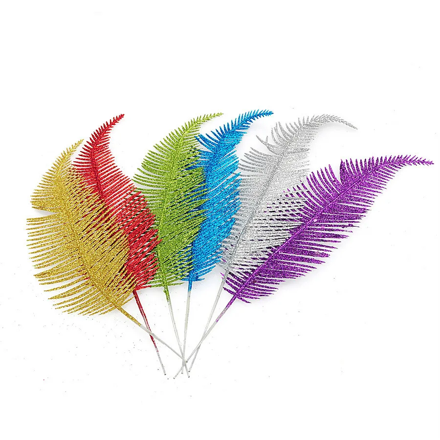 Buy Artificial Leaves Christmas Ornament Flashing