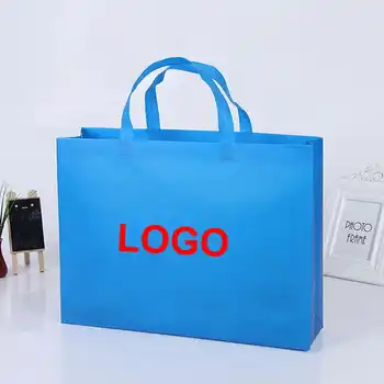 Custom high quality Environment Friendly reusable print LOGO shopping gift non woven bag with glossy lamination