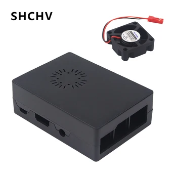 

High Quality Raspberry Pi 3 ABS Case Black/Transparent/White Plastic Premium Box Shell with CPU Fan for Raspberry Pi 3B+ 3B 2B