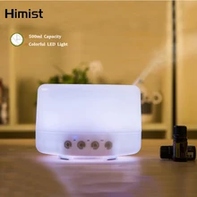 500 мл увлажнитель воздуха аромат эфирного масла диффузор с сенсорной кнопки 7 цветов Изменение светодиодный светильник ароматерапия Прохладный тумана